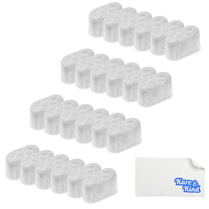 Kare Kind Kare & Kind 24-Pack C-art Coffee Makers Replacement Activated Charcoal Water Filters - Compatible with All C-art Coffee Makers - Image 1
